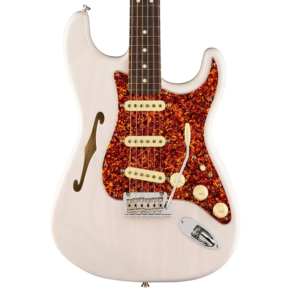 Fender American Professional II Stratocaster Thinline LE Guitar White Blonde