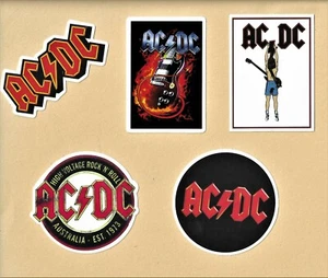 AC-DC STICKERS HEAVY METAL Alt HARD classic ROCK Angus MALCOLM Young AUSSIE XX - Picture 1 of 14