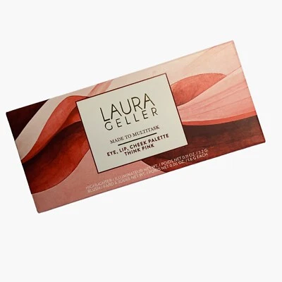 LAURA GELLER CREAM TO POWDER TRIO FOR LIPS, EYES, AND CHEEKS - THINK PINK (NWB) - Image 1 of 2