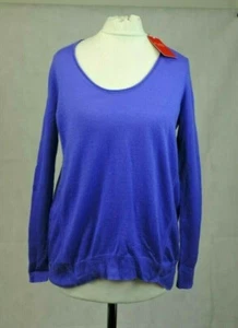 Pure Collection lila leichter Pullover 100% Kaschmir Gr. 8 UK CR100 GG 09 - Bild 1 von 6