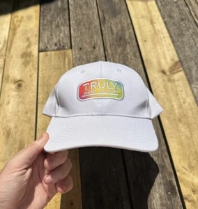 New Promo Truly Hard Seltzer White & Rainbow Casual Dad Hat Adjustable Rare - Picture 1 of 4