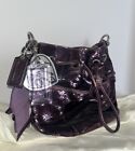 Coach 17906 Limited Edition Poppy Purple Sequin Cinch Bucket Shoulder Bag
