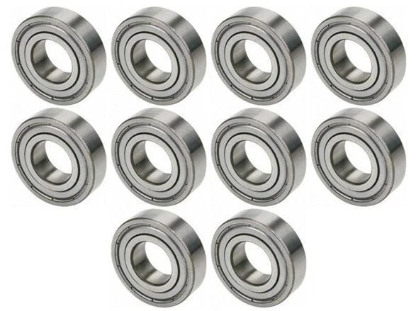 4BEARINGS 696 ZZ 6mm Ball Bearing aka 696ZZ or 696-ZZ. 6mmX15mmX5mm Pack of 10