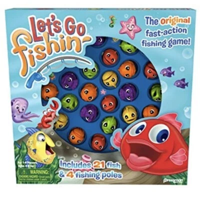 Let's Go Fishin' Game by Pressman - The Original Fast-Action Fishing Boardgame - Image 1 of 4