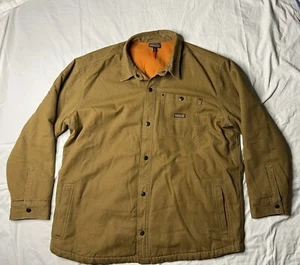Patagonia Jacket Men’s 3XL Brown Iron Forge Fleece Lined Jac Shirt sty53405fa24 - Picture 1 of 8