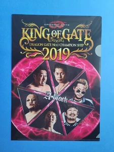 Dragon Gate Officially Licensed King of 2019 Pro Wrestling File Folder Japan DG - Bild 1 von 2