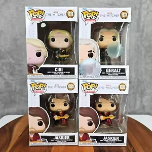 Funko Pop The Witcher Juego de 4 Ciri Geralt Jaskier x2 1319 1317 1320 Nuevo en caja Netflix - Imagen 1 de 12