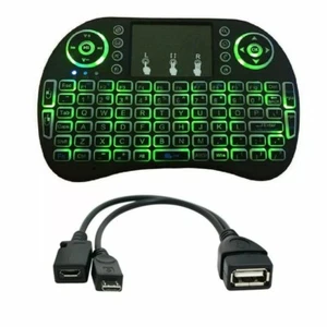 Mini Wireless Keyboard Mouse for Amazon FIRE Stick 4K & 2nd GEN OTG Cable USB - Picture 1 of 5