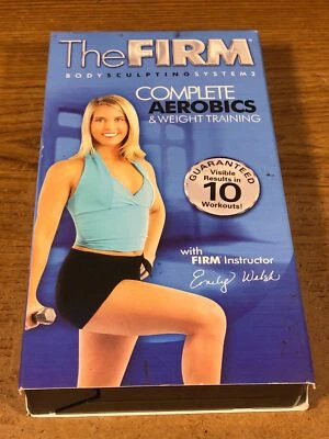 The Firm Complete Aerobics & Weight VHS Used MovieEmily Welsh Fitness Exercise - Image 1 of 4