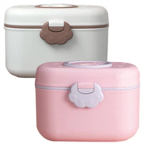 2 Pcs Milk Powder Box Infant Formula Dispenser Container Baby Travel - Picture 1 of 12
