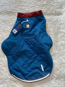 NEW Ruffwear Stumptown Quilted Insulated Jacket - Blue w/ Red - SMALL - Picture 1 of 5