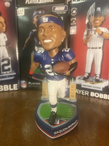 Saquon Barkley New York Giants International Game London Bobblehead 36 of 322 Cover
