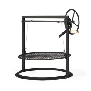 Ash & Ember Kettle-Style Grill Attachment, 24" Dia. Adjustable Grate - Picture 1 of 9