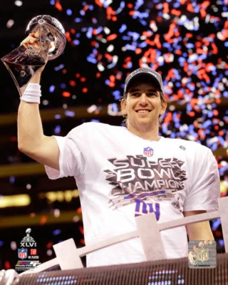  Impresión fotográfica de Eli Manning con los Vince New York Giants #1257 Foto 1 de 4