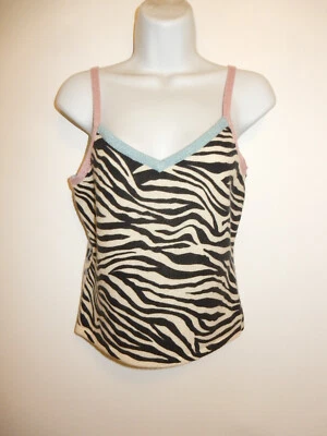 BISOU BISOU LANA/ANGORA CEBRA-FRENTE LEOPARDO-ESPALDA CUELLO EN V CON CORREA TOP SUÉTER M/L Foto 1 de 4