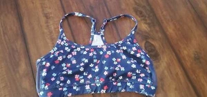 Women's Size Small Aerie Sports Bra Navy Floral  - Picture 1 of 3