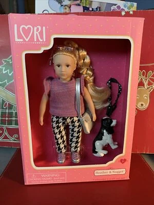Lori By Our Generation Heather 6” Doll & Her Puppy Dog Nugget By Battat! - Image 1 of 4