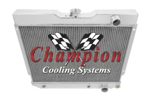 4 Row Eagle Champion Radiator for 1962 1963 1964 1965 Chevrolet Nova #MC65BA - Picture 1 of 7