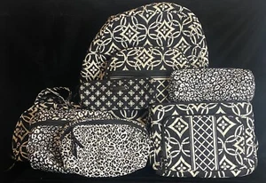 VERA BRADLEY SET Backpack, Purse, Makeup Tote And More CONCERTO Pattern RETIRED - Picture 1 of 14