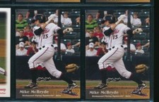 Lot (2) 2011 Grandstand Mike McBryde Richmond Flying Squirrels (CA74) SWSW6 