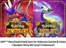 Auswahl seltene & nützliche Gegenstände Apriballs + zufällig glänzend Pokémon scharlachrot violett