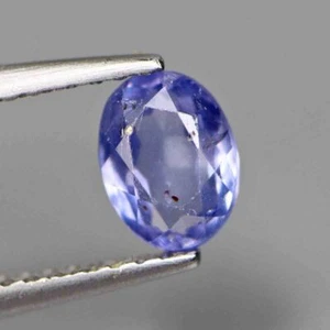 0.74 Cts Unheated Vivid Blue Natural Sapphire, Srilanka Gem - Picture 1 of 5