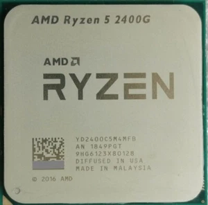 AMD Ryzen 5 2400G 3.6GHz Quad-Core 8T 4MB AM4 65W CPU Processor R5 2400G - Picture 1 of 2