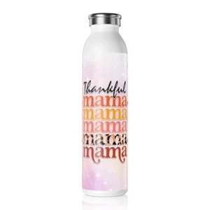 Thankful Mama Designer Water Bottle - Picture 1 of 14