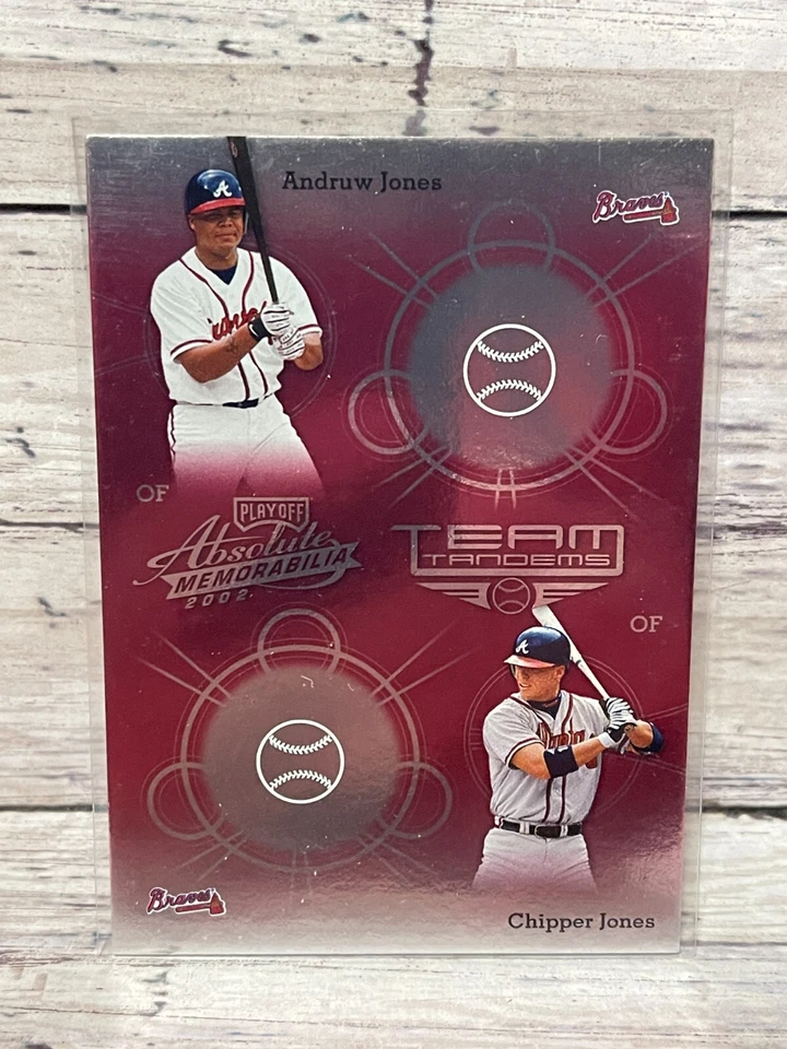 2002 Абсолютные Сувениры Team Tandems #TT3 C.Jones A.Jones - Изображение 1 из 1