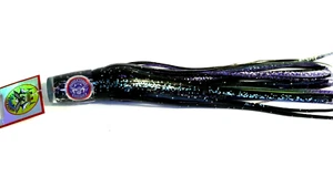 Pakula Medium Sprocket Hothead Big Game Trolling Lure - BLACK BETTY - Glow - Picture 1 of 3