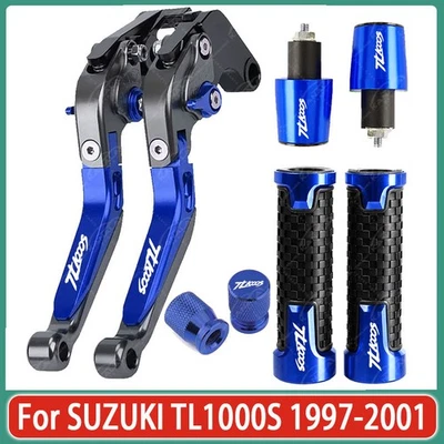 For SUZUKI TL1000S 1997-2001 Motorcycle Brake Clutch Levers Handle Grips Sets Foto 1 de 4
