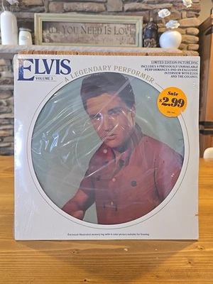 ELVIS PRESLEY A Legendary Performer Vol 3 (1978) Vinyl LP Picture Disc SEALED - Image 1 of 4