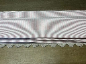 SALE ** Römer Rollo in Susie Watson rot Paspel Streifen, Lüfterkante, Maßanfertigung, - Bild 1 von 9