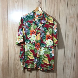 Pacific Legend Apparel Vintage Hawaiian Collared Short Sleeve Shirt - Picture 1 of 4