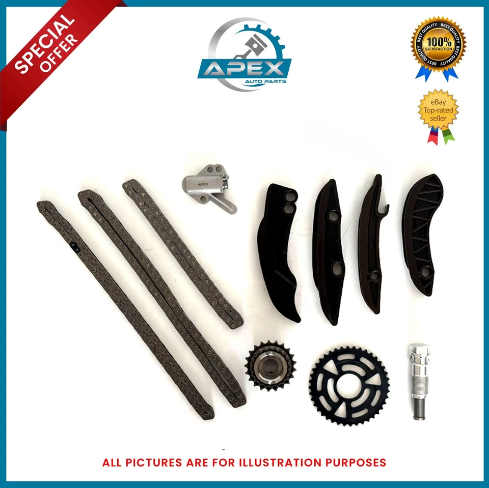 BMW N47 N47D20 2.0 DIESEL1 3 5 X1 X3 X5 TIMING CHAIN KIT TOP QUALITY 1 F20 NEW - Image 1 of 4
