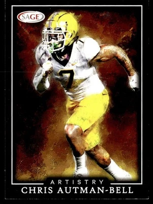 2022 SAGE Artistry Chris Autman-Bell Minnesota Golden Gophers #ART-CAB - Image 1 of 2