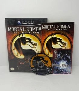 Mortal Kombat: Deception Nintendo GameCube komplett CIB mit Sub Zero Karte - Bild 1 von 14