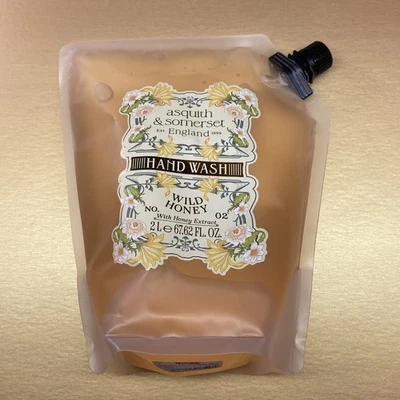 Asquith Somerset Hand Wash Wild Honey, 2 Liter (67.62 Oz) Refill Pouch - Image 1 of 4