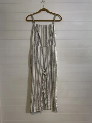 Mameluco Mujer Gris y Blanco Rayas Old Navy Talla Mediana Foto 1 de 4