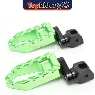 Clavijas delanteras BUZZ extendidas verdes de 25 mm para Kawasaki ZX-6R NINJA ZX-600 95-02 Foto 1 de 4