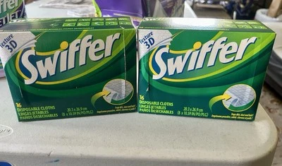 Ropa de textura 3D desechable en seco Swiffer - 2 cajas - 16/paquete - Nuevo de Lote Antiguo Foto 1 de 4