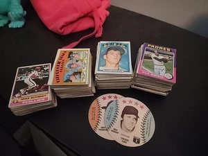 350 Vintage Baseball Card Lot 1960s 70s Stars Low Grade  - Picture 1 of 24