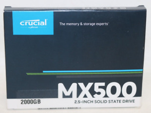 Crucial MX500 2TB Internal SATA 6GB 2.5'' (CT2000MX500SSD1) SSD - Brand New!