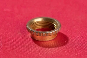 Vintage Spec Medium Aged Coarse Knurled Switch Nut Gold for Gibson Guitars - Picture 1 of 3