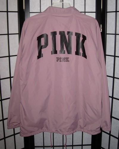 UNDERCOVER Giacca a vento oversize nuova con etichette Victoria's Secret rosa nero viola giacca cappotto