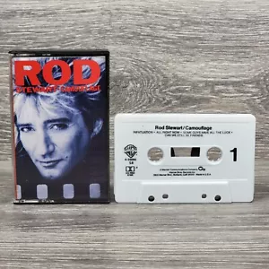 Rod Stewart Camouflage Cassette Tape Music Vintage Album Some Guys Have All Luck - Picture 1 of 10