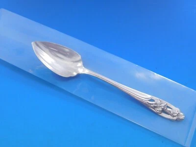 Cuchara de pomelo de plata esterlina iris de International estriada personalizada 6" Foto 1 de 4