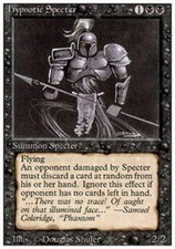 1x Moderate Play, English Regular Hypnotic Specter 3rd Edition
