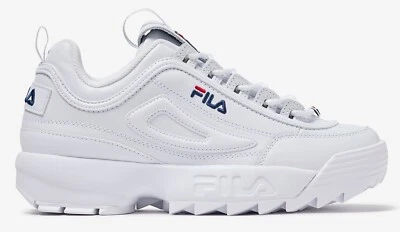 Fila Disruptor ll Premium - 5FM00002-125 - White / Navy / Red - WOMEN'S - Image 1 of 4