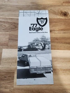 Vintage 1977 Apache Eagle Camper Sales Ad Flyer Brochure Trailer - Picture 1 of 3